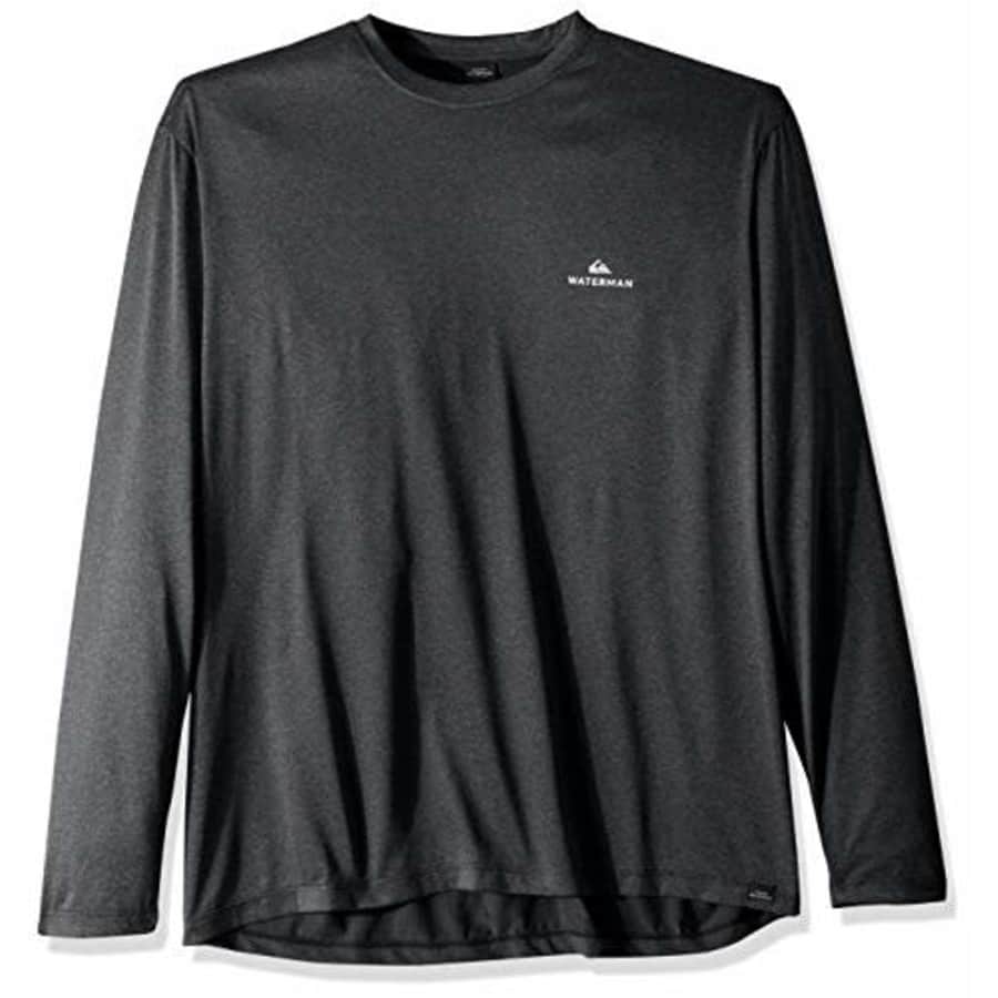 Quiksilver Men's Heat Runner Long Sleeve Shirt, Dark Shadow, S for $36 Quiksilver Men's Heat Runner Long Sleeve Shirt, Dark Shadow, S for $36