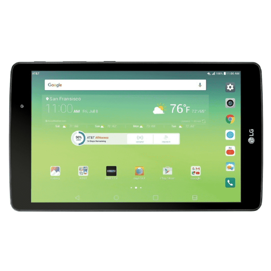 LG G Pad X 8-Core 32GB 8" Tablet for AT&T for $80