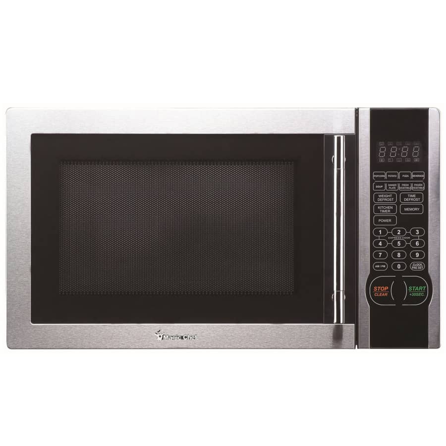 Magic Chef 1.1-Cubic Foot 1,000-watt Stainless Steel Microwave for $75 Magic Chef 1.1-Cubic Foot 1,000-watt Stainless Steel Microwave for $75