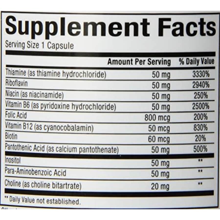 Natural Factors - Hi Potency B Complex, Support for Energy & Normal Nerve Function, 90 Capsules for $17