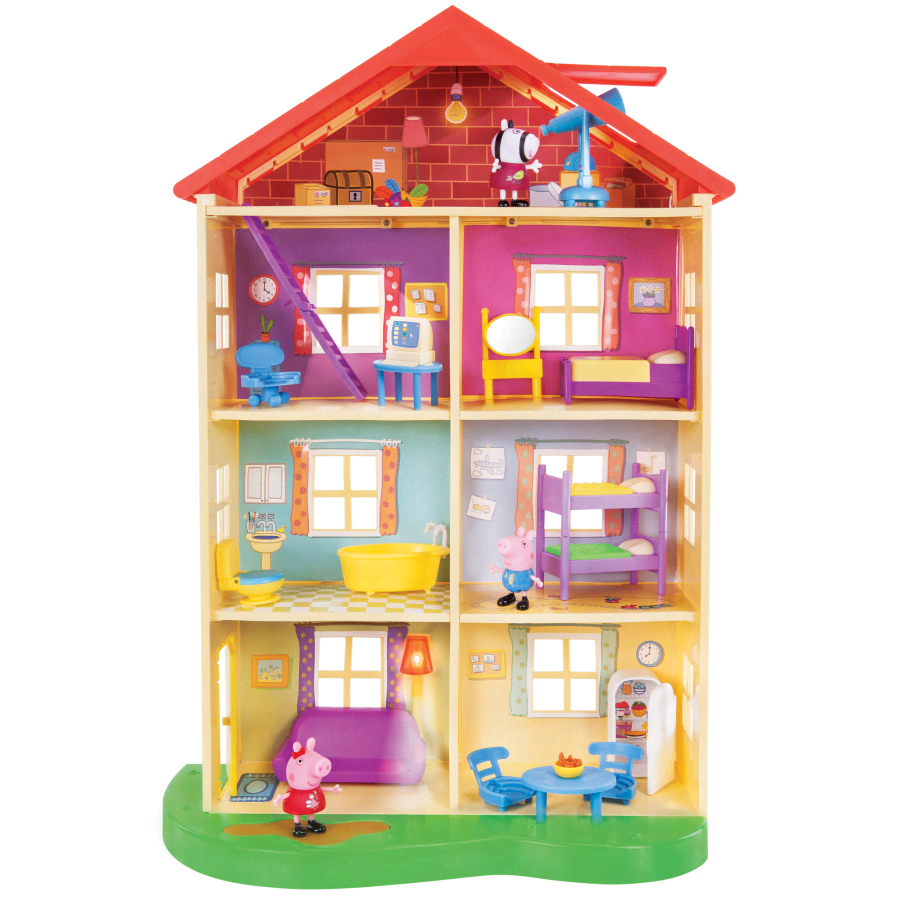 Peppa Pig Lights & Sounds Family Home Playset for $35