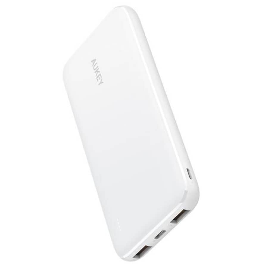 Aukey USB-C 10,000mAh Dual-Output Power Bank for $7 Aukey USB-C 10,000mAh Dual-Output Power Bank for $7