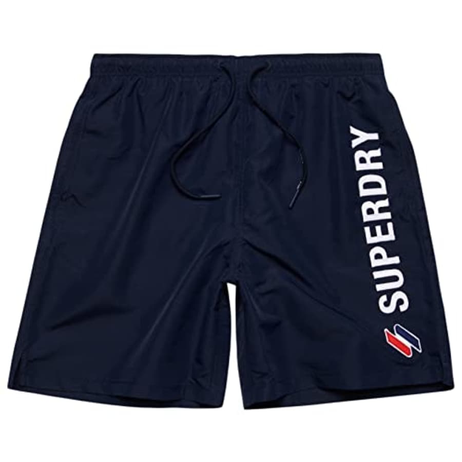 Superdry Men's Standard Code APPLQUE 19INCH Swim Short, Deep Navy, Extra Large for $18 Superdry Men's Standard Code APPLQUE 19INCH Swim Short, Deep Navy, Extra Large for $18