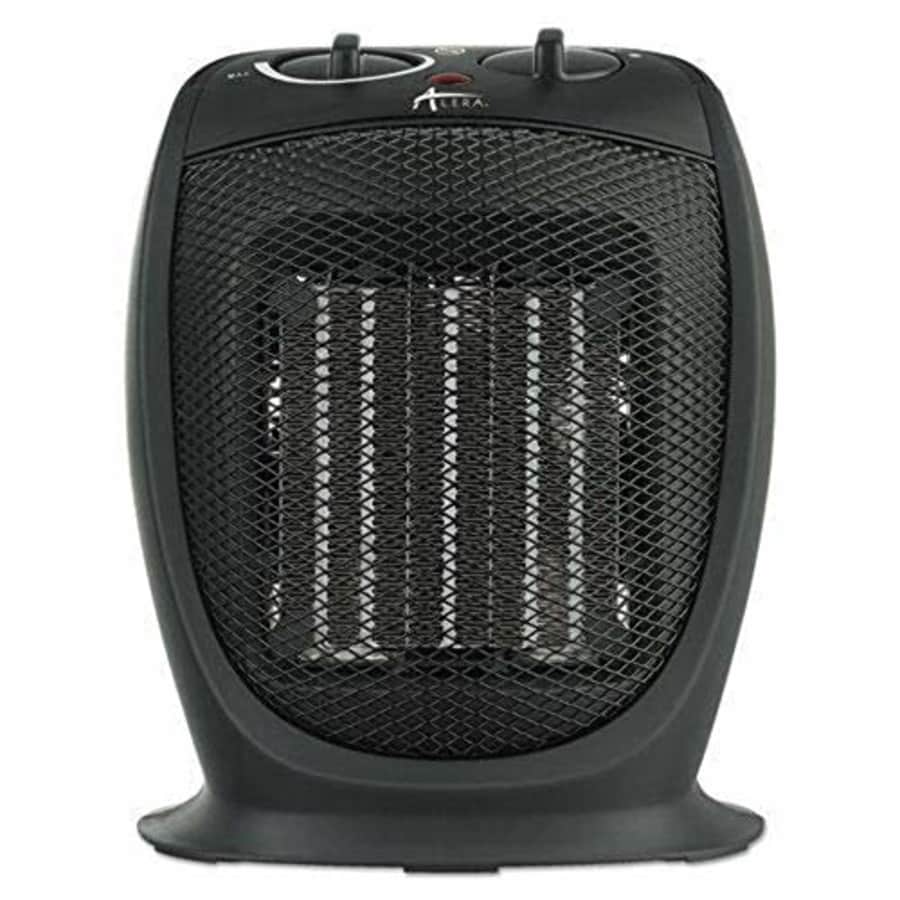 Alera HECH09 Ceramic Heater, 7 1/8-Inch w X 5 7/8-Inch d X 8 3/4-Inch h, Black for $39 Alera HECH09 Ceramic Heater, 7 1/8-Inch w X 5 7/8-Inch d X 8 3/4-Inch h, Black for $39