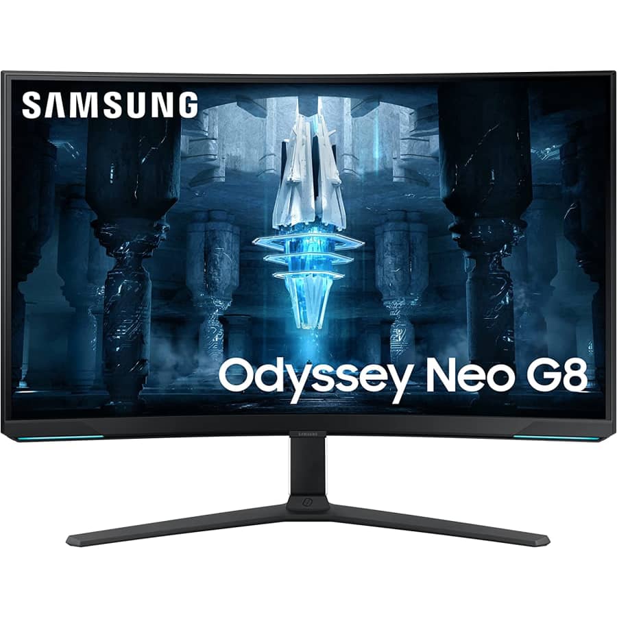 Samsung 32" Odyssey Neo G8 4K HDR Curved 240Hz Gaming Monitor: $740