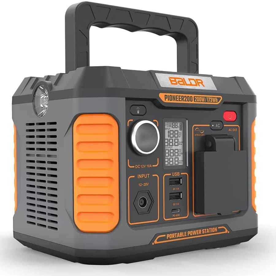 Baldr 200W Portable Power Station for $170 Baldr 200W Portable Power Station for $170