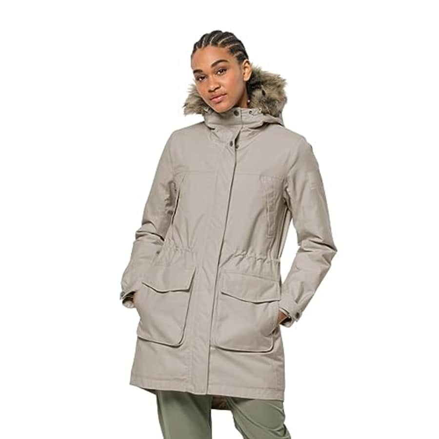 Jack Wolfskin Women's Winterfrost Ins Parka W, Dusty Grey for $192 Jack Wolfskin Women's Winterfrost Ins Parka W, Dusty Grey for $192