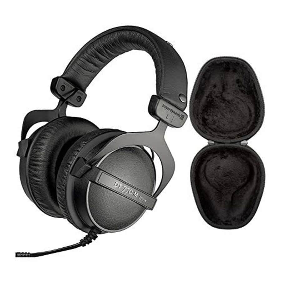 beyerdynamic DT 770M Headphones (80 Ohm) with Knox Gear Hard Shell Headphone Case Bundle (2 Items) for $180 beyerdynamic DT 770M Headphones (80 Ohm) with Knox Gear Hard Shell Headphone Case Bundle (2 Items) for $180