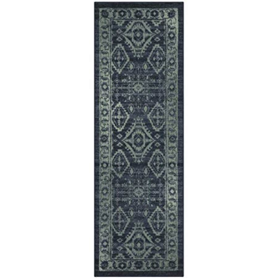Maples Rugs Georgina Traditional Runner Rug Non Slip Hallway Entry Carpet [Made in USA], 2 x 6, for $16