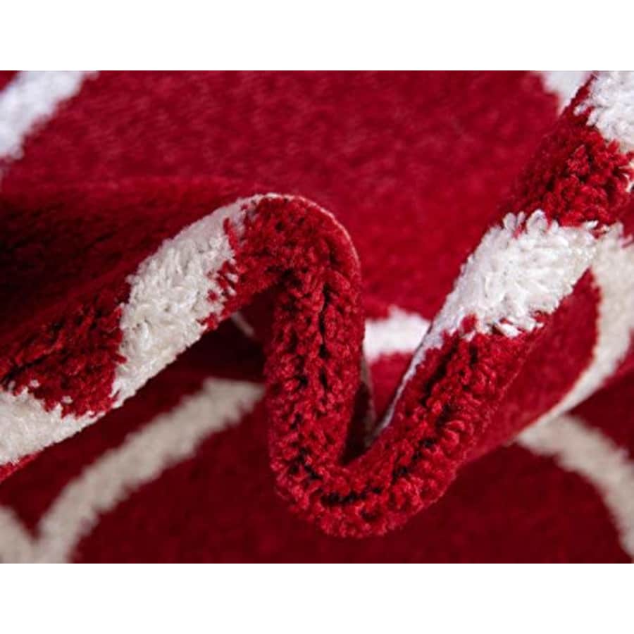 Unique Loom Trellis Frieze Collection Lattice Moroccan Geometric Modern Red Area Rug (2' 0 x 3' 0) for $24 Unique Loom Trellis Frieze Collection Lattice Moroccan Geometric Modern Red Area Rug (2' 0 x 3' 0) for $24