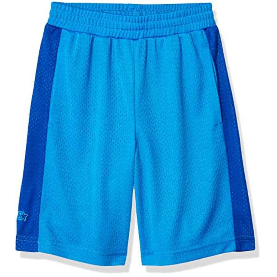 Starter Big Boy's 10" Mesh Short with Side Panel, Champion Team Blue, Large for $13