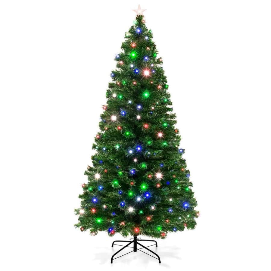 Best Choice Products 7-Ft. Fiber Optic Artificial Christmas Pine Tree for $80