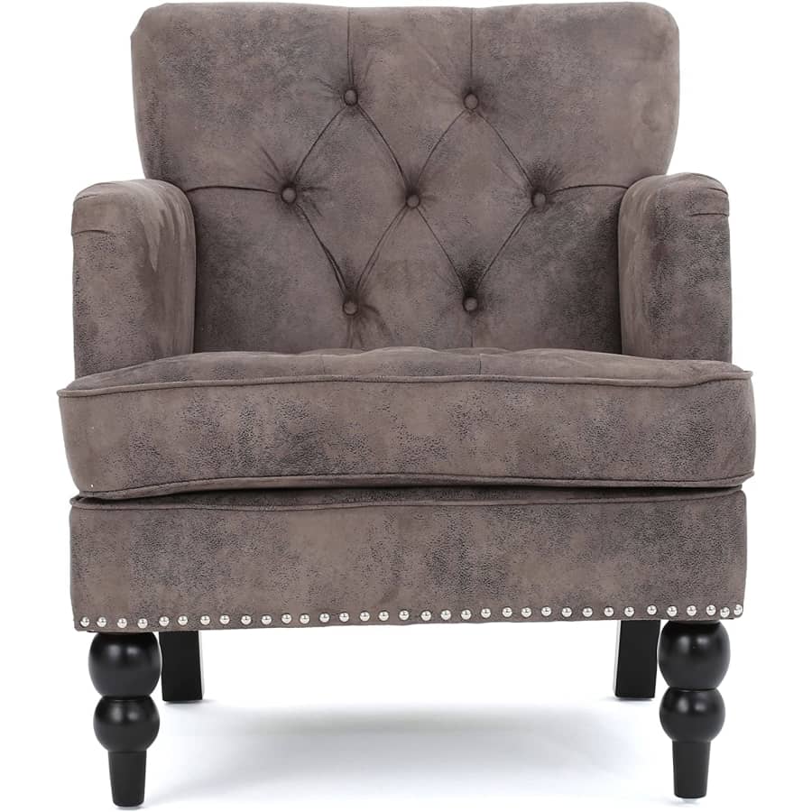 Medford Brown Tufted Club Chair for $208