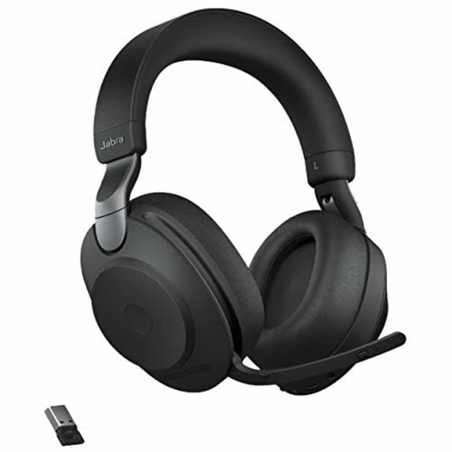 Jabra Evolve2 85 MS Wireless Headphones with Link380a, Stereo, Black Wireless Bluetooth Headset for for $331 Jabra Evolve2 85 MS Wireless Headphones with Link380a, Stereo, Black Wireless Bluetooth Headset for for $331