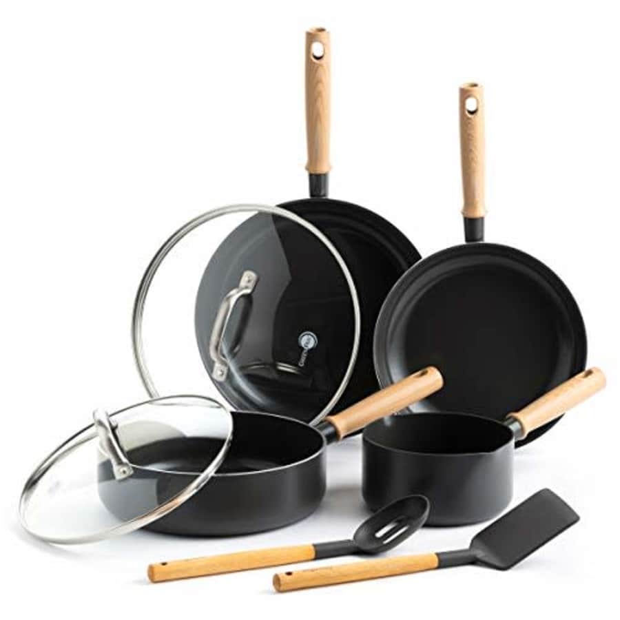 GreenPan Hudson 8-Piece Healthy Ceramic Nonstick Cookware Set for $108 GreenPan Hudson 8-Piece Healthy Ceramic Nonstick Cookware Set for $108