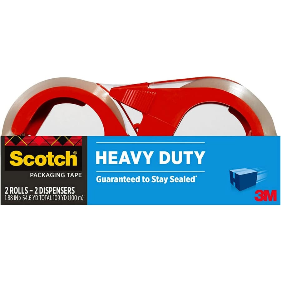 Scotch 1.88" x 54.6-yd. Heavy Duty Packaging Tape 2-Pack for $8 Scotch 1.88" x 54.6-yd. Heavy Duty Packaging Tape 2-Pack for $8