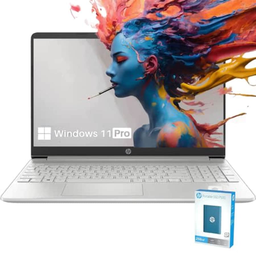 HP Newest Laptop, 15.6" FHD (1920x1080) Display, Core i3-1215U 6-Core Processor, 32GB RAM, 1TB PCIe for $529