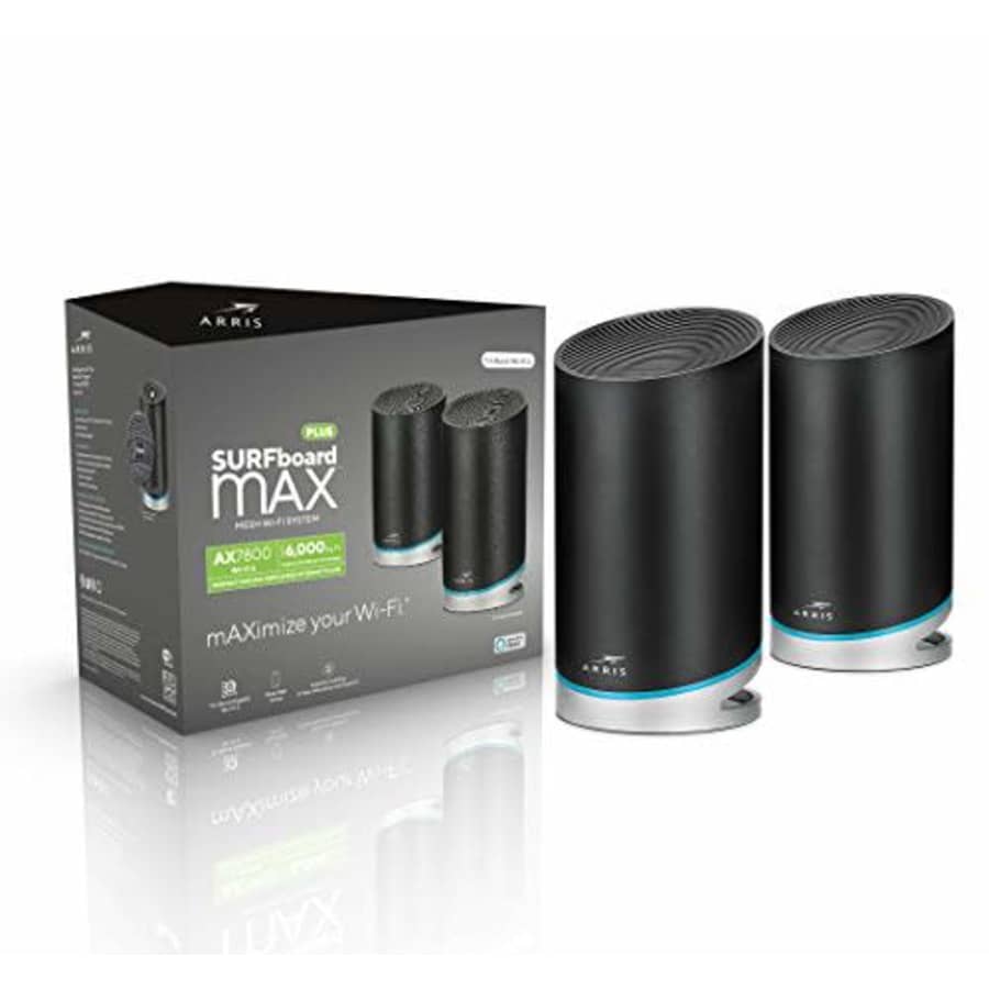 ARRIS SURFboard mAX Plus Mesh AX7800 WiFi 6 AX Router System: $60 ARRIS SURFboard mAX Plus Mesh AX7800 WiFi 6 AX Router System: $60