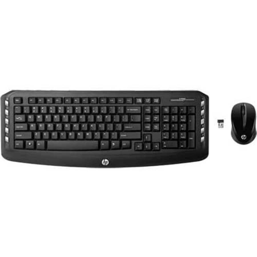 HP Wireless Classic Desktop Keyboard and Mouse Bundle for $20