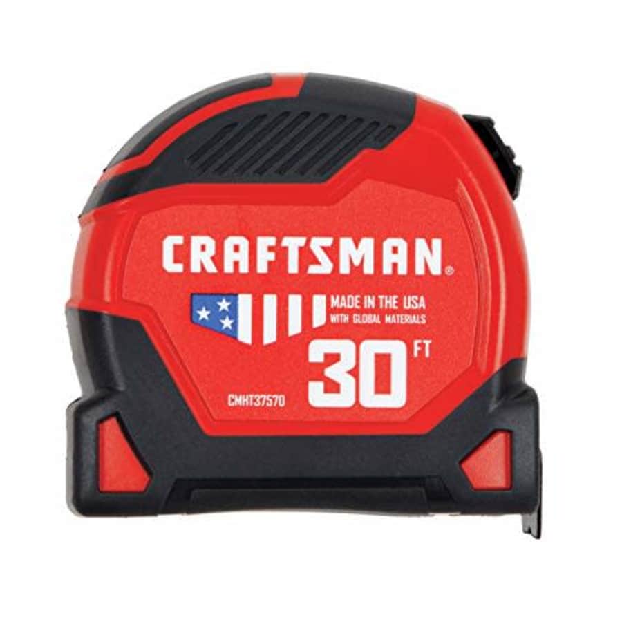 CRAFTSMAN Tape Measure, 30-Foot (CMHT37570S) for $23 CRAFTSMAN Tape Measure, 30-Foot (CMHT37570S) for $23