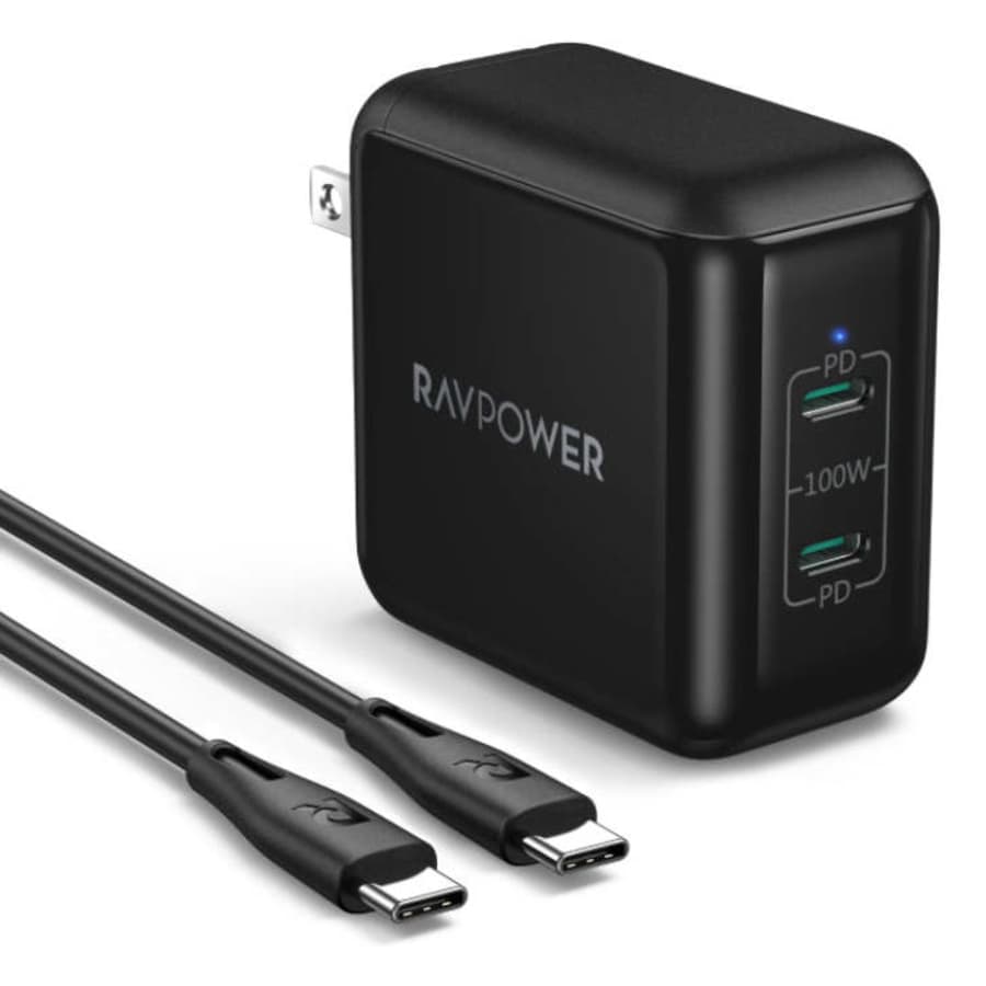 RAVPower 100W USB-C Wall Charger for $46