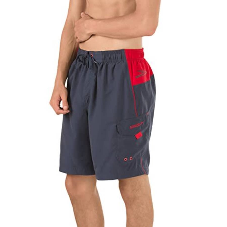 Speedo Men's Swim Trunk Knee Length Marina Sport Volley for $23