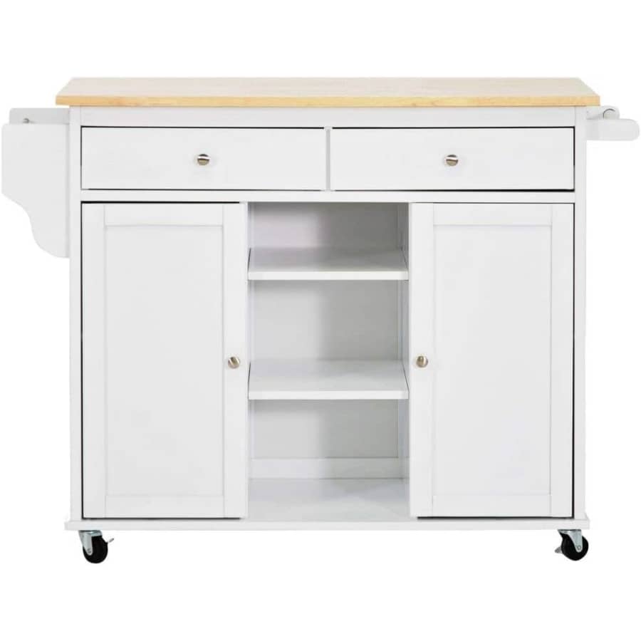 Baxton Studio Kitchen Island Cart for $183 Baxton Studio Kitchen Island Cart for $183