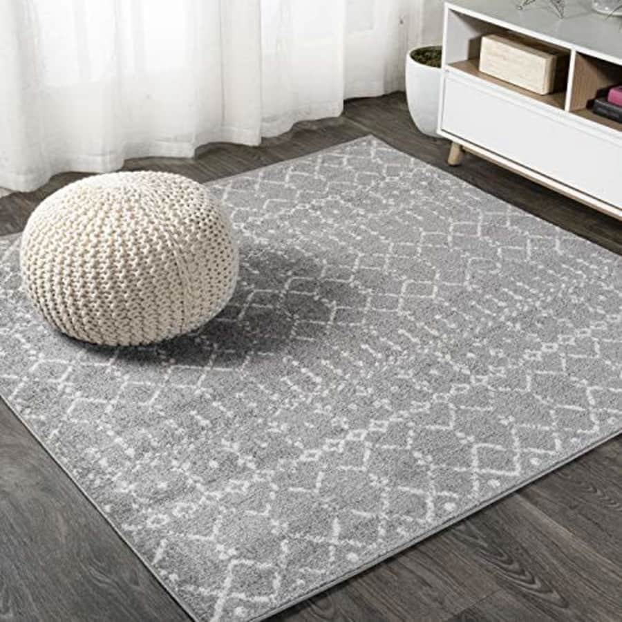 JONATHAN Y MOH101C-5SQ Moroccan Hype Boho Vintage Diamond Indoor Area-Rug Bohemian Easy-Cleaning for $65