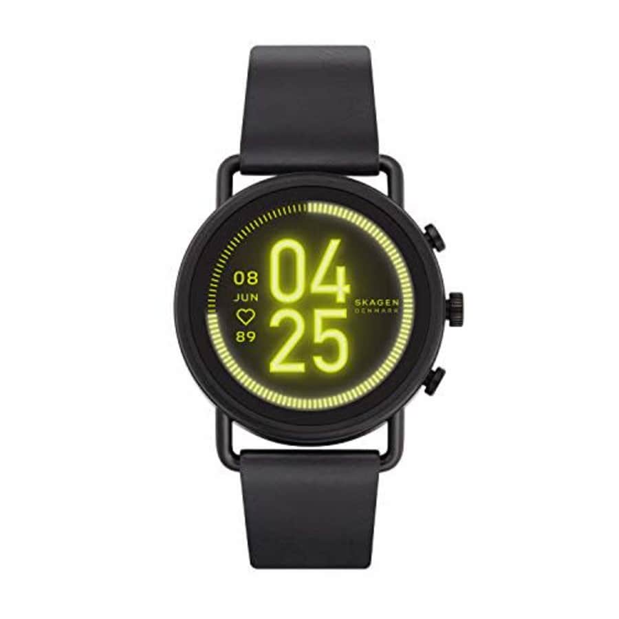 Skagen Connected Falster 3 Gen 5 Stainless Steel and Leather Touchscreen Smartwatch, Color: Black for $215 Skagen Connected Falster 3 Gen 5 Stainless Steel and Leather Touchscreen Smartwatch, Color: Black for $215