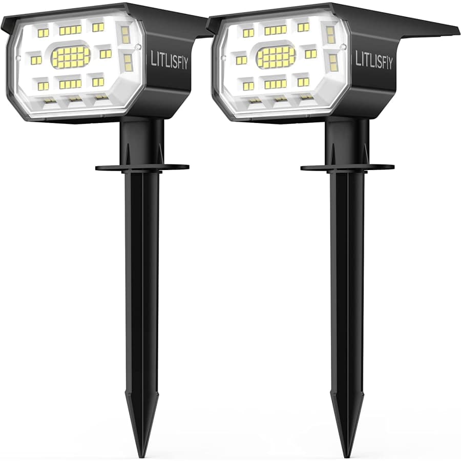 Litlisfiy Outdoor Solar Landscape LED Light 2-Pack for $30