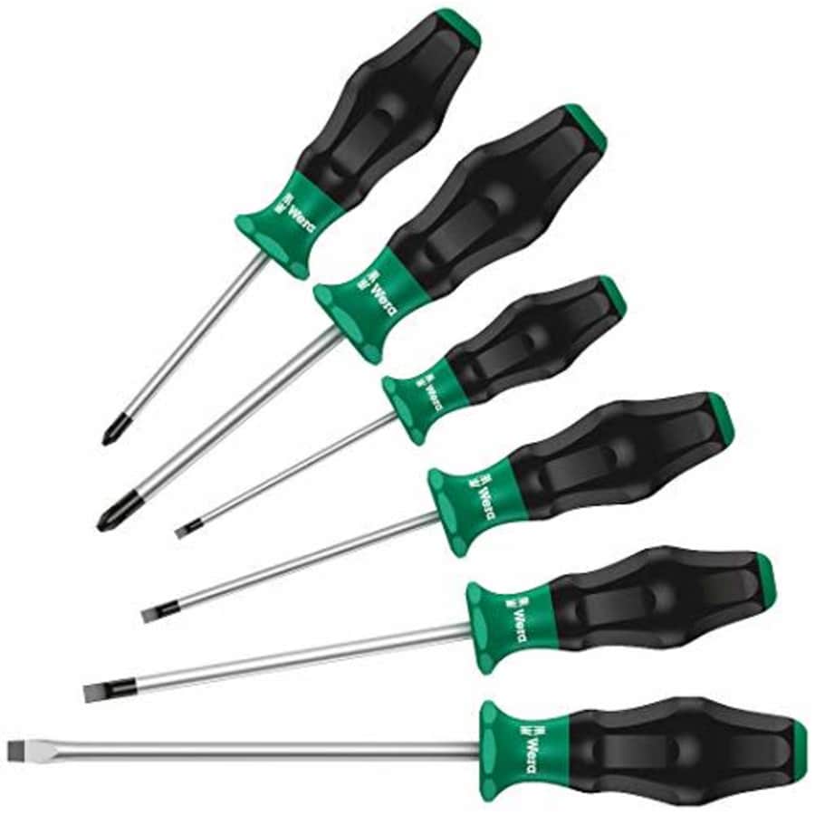 Wera 05031551001 Kraftform Comfort 1334/6 Screwdriver Set, 6-Piece for $89