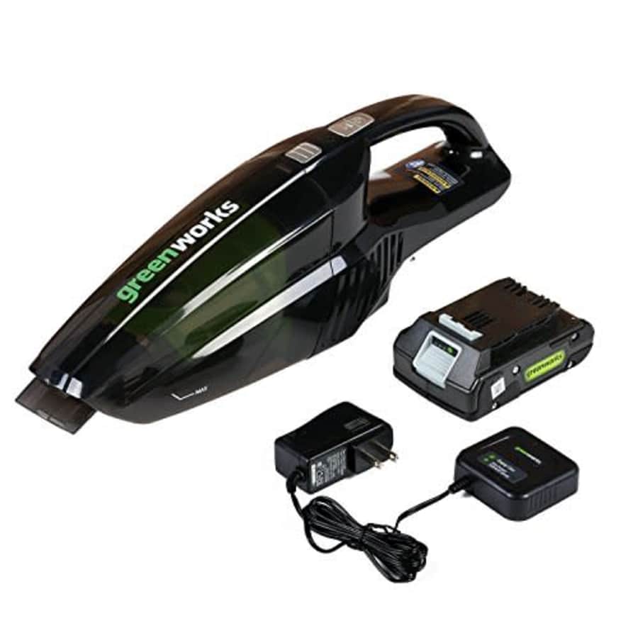 Greenworks BVU24210 24V Handheld Vacuum with 2Ah Battery and Charger for $70