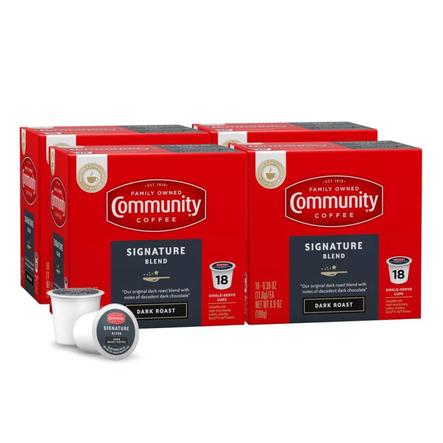 Community Coffee Single-Serve Cup 72-Pack for $21 via subscription