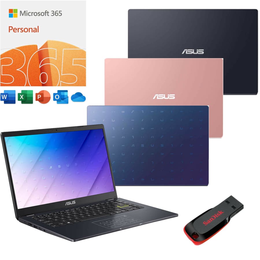 Asus E410 Celeron Gemini Lake 14" Laptop Bundle for $162