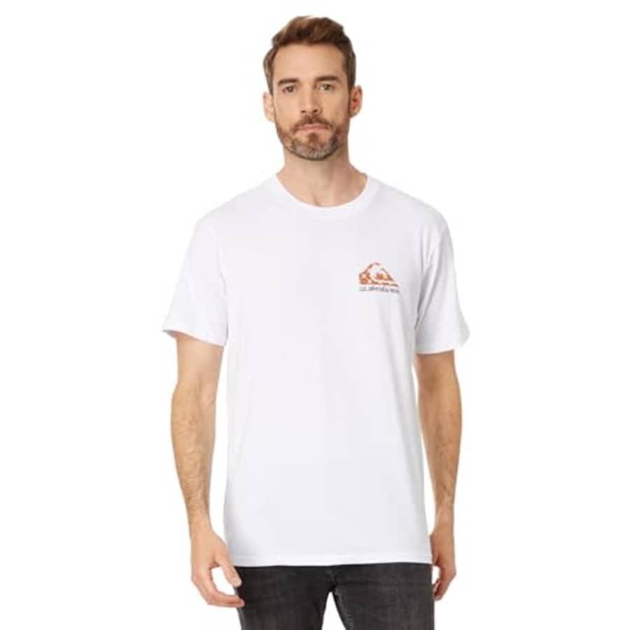Quiksilver Men's Funky Filler Tee Shirt, White 234, Small for $28 Quiksilver Men's Funky Filler Tee Shirt, White 234, Small for $28