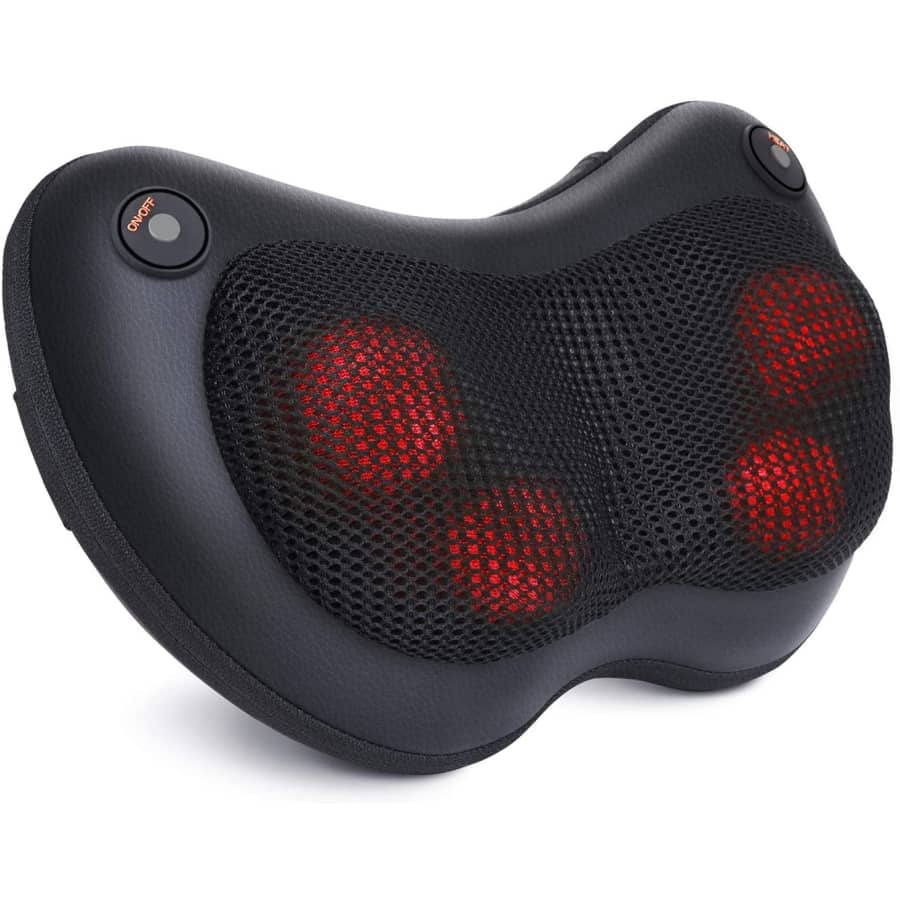 Naipo Shiatsu Massage Pillow with Heat for $24