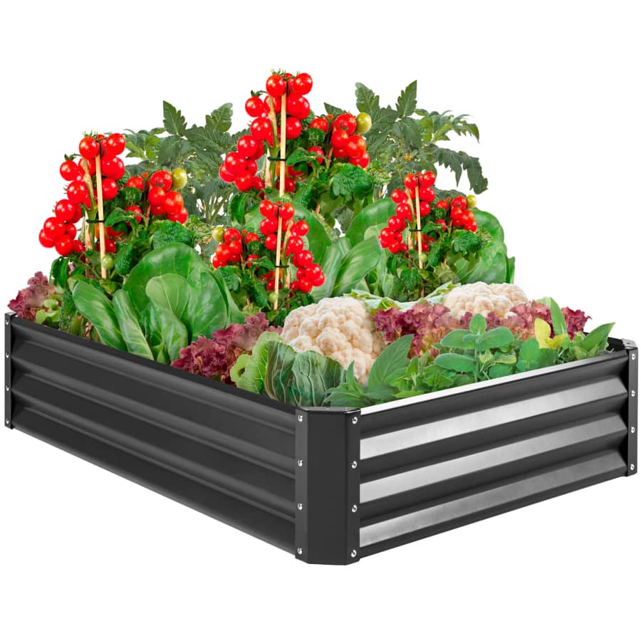 Best Choice Products 47" Raised Metal Garden Bed for $50 Best Choice Products 47" Raised Metal Garden Bed for $50