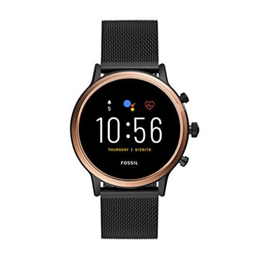 Fossil Gen 5 Julianna HR Heart Rate Stainless Steel Mesh Touchscreen Smartwatch, Color: Rose Gold, for $279 Fossil Gen 5 Julianna HR Heart Rate Stainless Steel Mesh Touchscreen Smartwatch, Color: Rose Gold, for $279