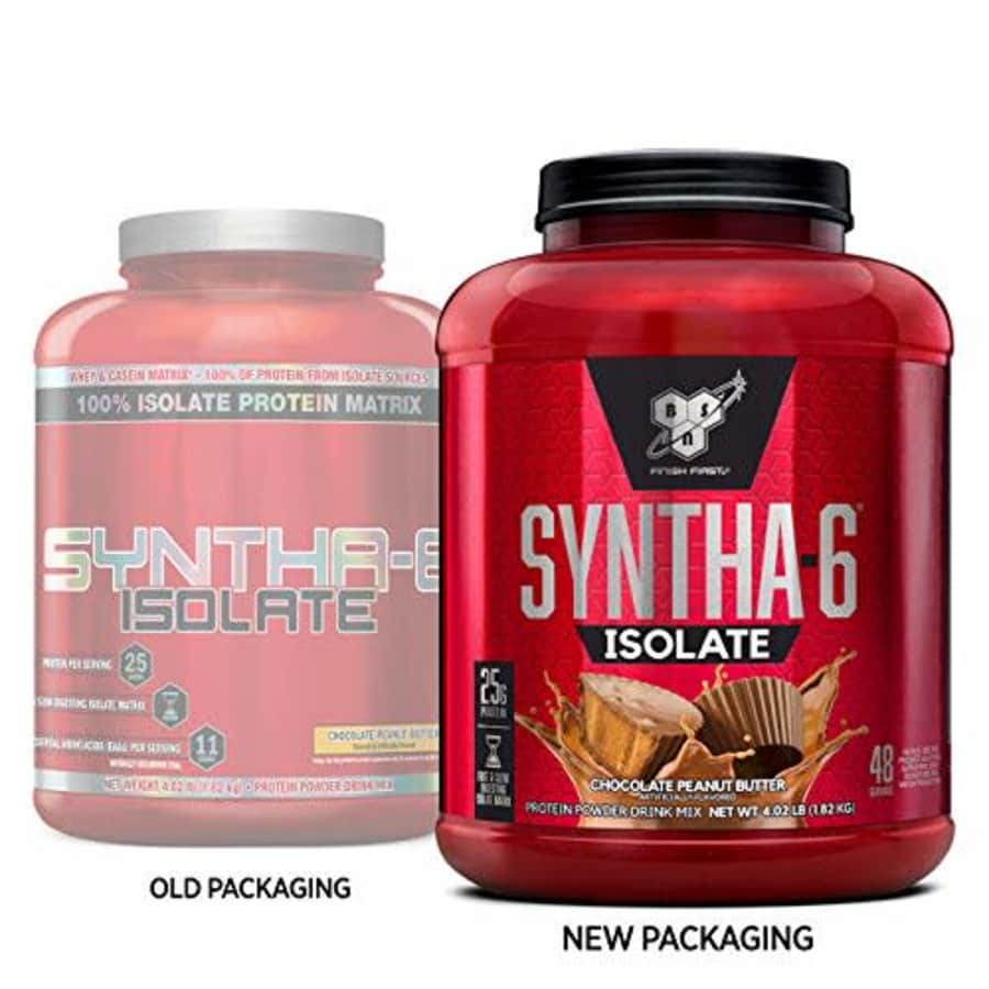 BSN SYNTHA-6 Isolate Protein Powder, Whey Protein Isolate, Milk Protein Isolate, Flavor: Chocolate for $63