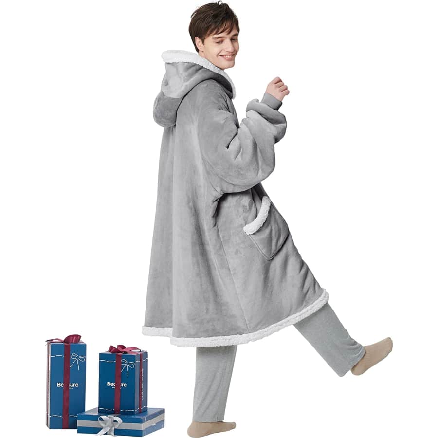 Bedsure Oversized Wearable Blanket for $33