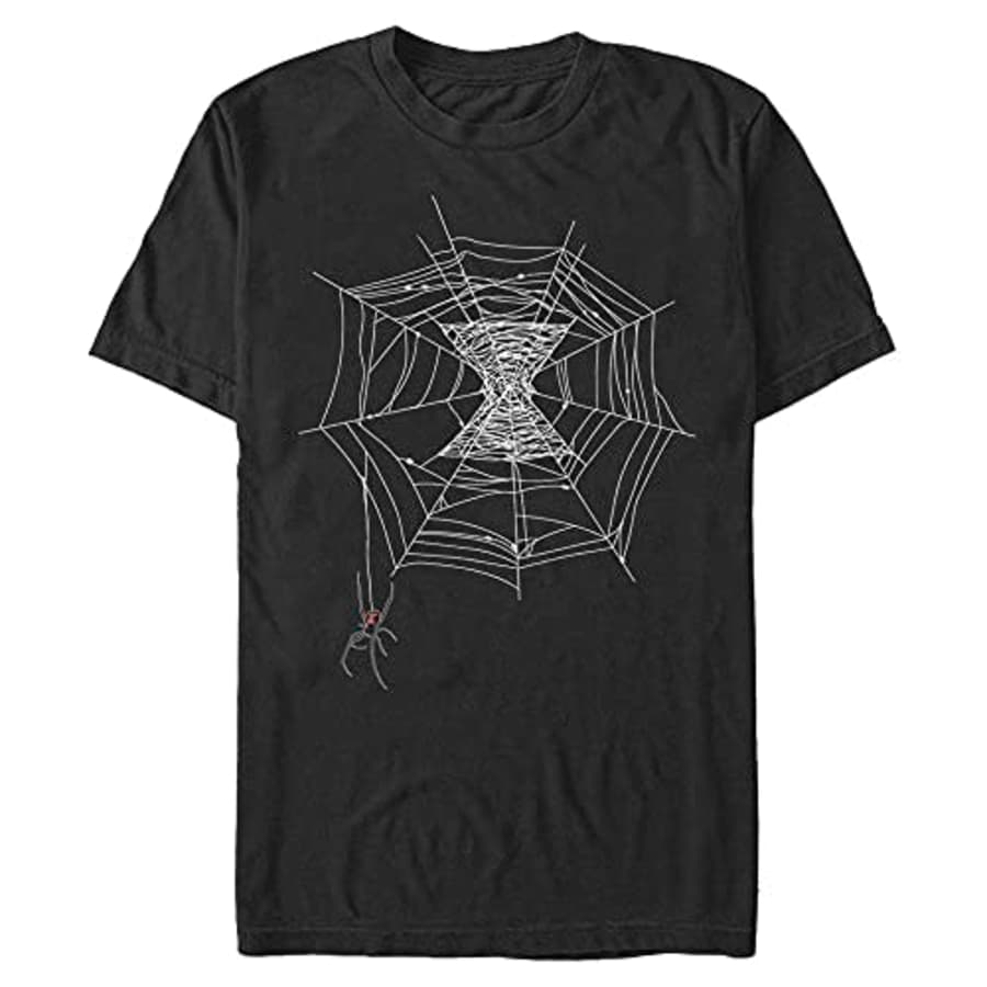 Marvel Men's Universe Widows Web T-Shirt, Black, X-Large for $9