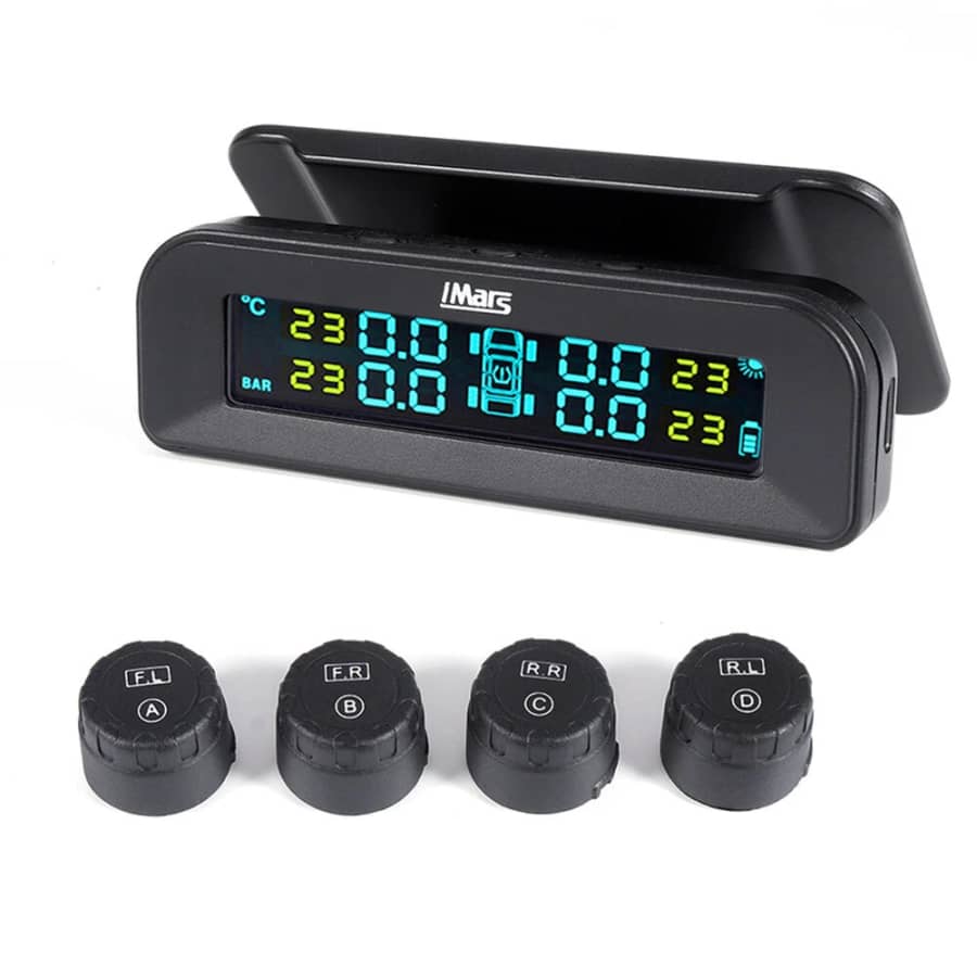 iMars Real-Time Solar Tire Pressure Monitor System for $17