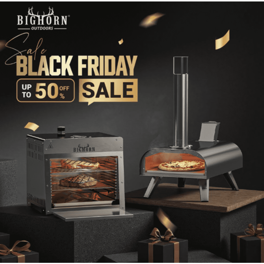 Big Horn Outdoors Black Friday Deals — Pizza Ovens & Steak Grills: Up to 50% off