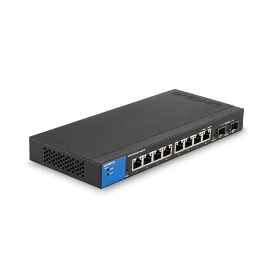 Linksys LGS310C 8 Port Gigabit Managed Network Switch with 2 Uplink Gigabit SFP Slots - Advanced for $80 Linksys LGS310C 8 Port Gigabit Managed Network Switch with 2 Uplink Gigabit SFP Slots - Advanced for $80