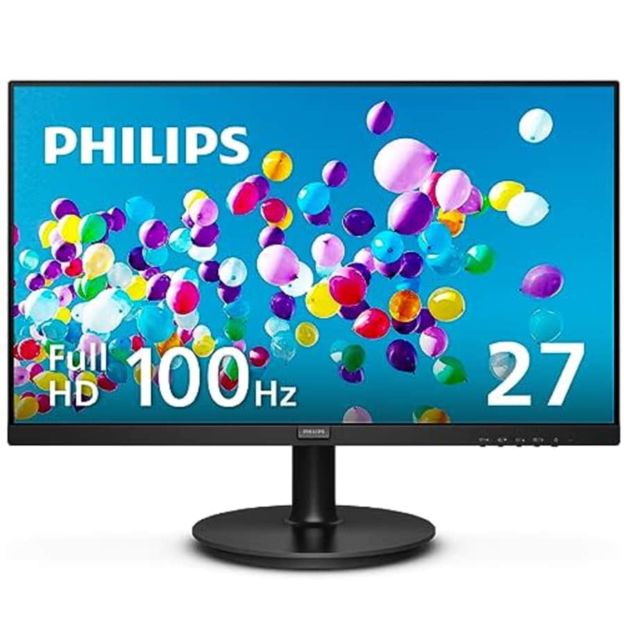 PHILIPS New 27-inch Class Thin Full HD (1920 x 1080) 100Hz Monitor, VESA, HDMI x 1, VGA Port x1, for $110 PHILIPS New 27-inch Class Thin Full HD (1920 x 1080) 100Hz Monitor, VESA, HDMI x 1, VGA Port x1, for $110