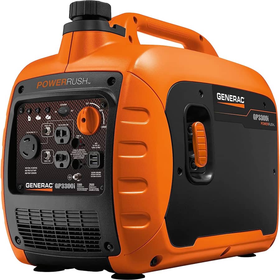 Generac GP3300i 3,300W Gas-Powered Portable Inverter Generator for $755