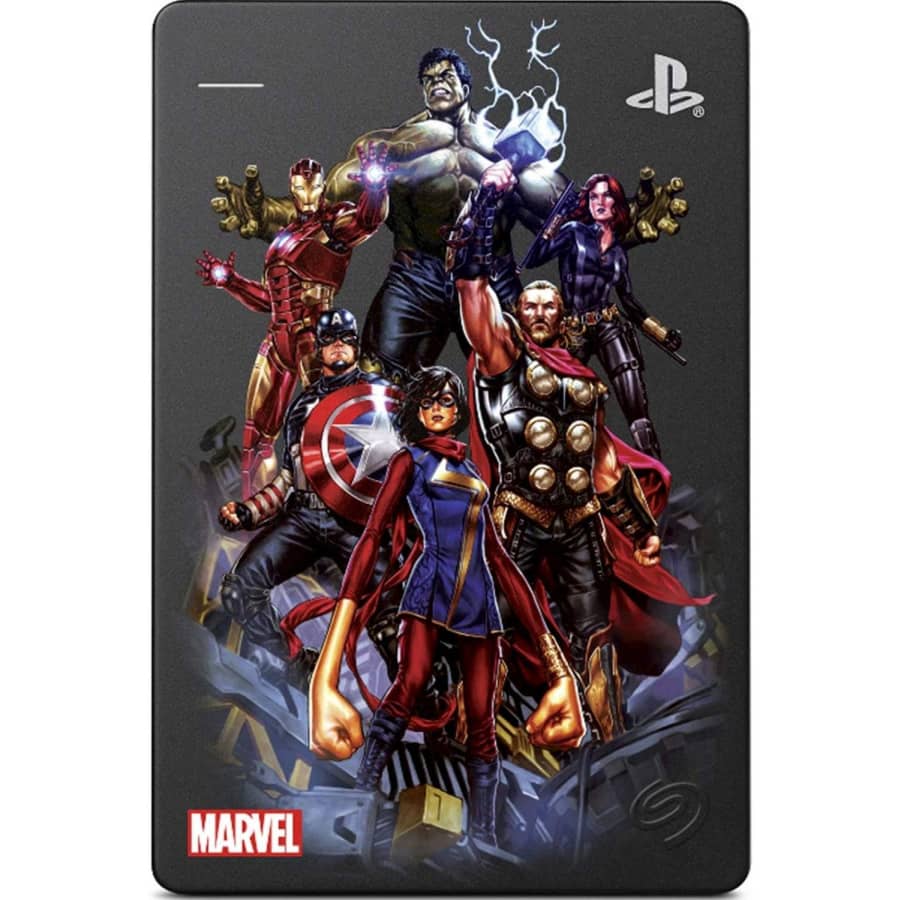 Seagate 2TB Marvel's Avengers Game Drive for PS4 for $119