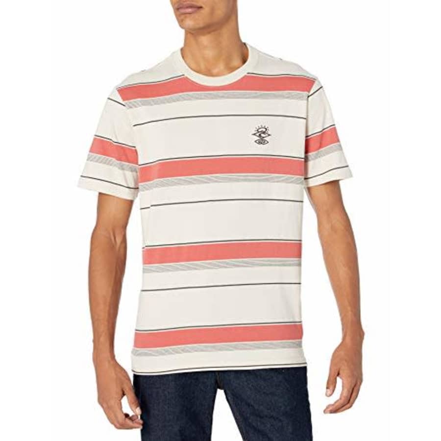 Rip Curl Men's Big Boys' Searchers Nomad TEE Shirt, Bone, S for $13