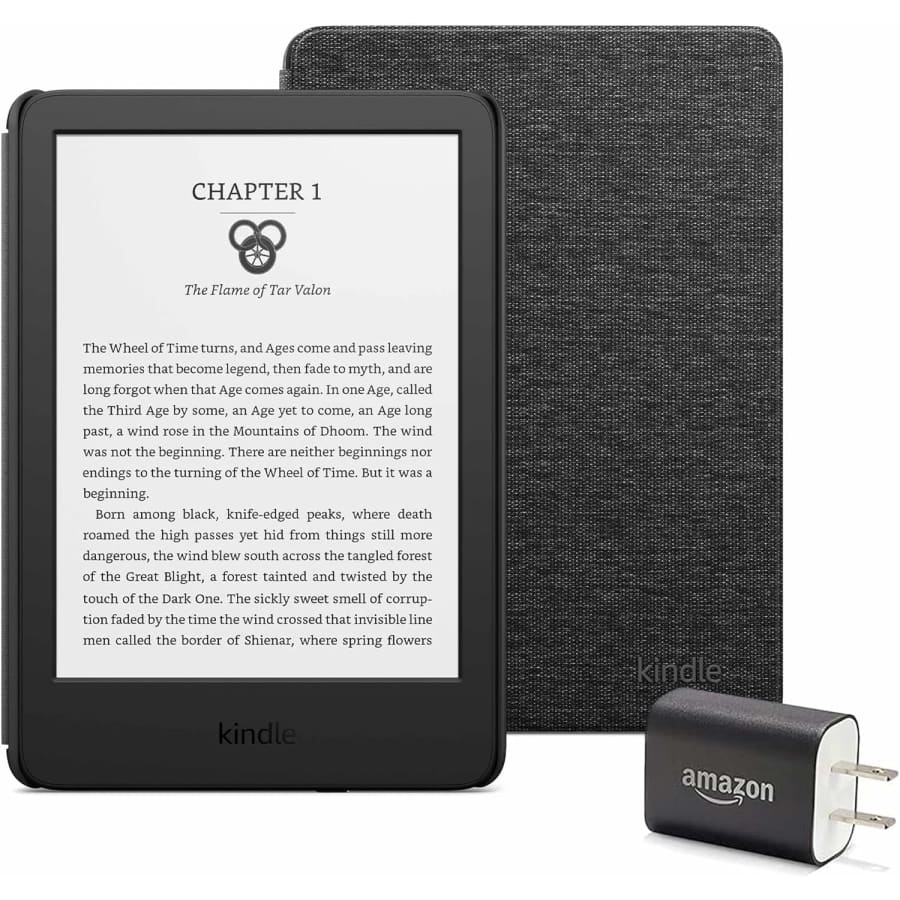 Amazon Kindle 16GB (2022) Essentials Bundle for $106 w/ Prime Amazon Kindle 16GB (2022) Essentials Bundle for $106 w/ Prime