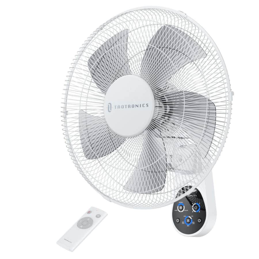 Taotronics 16" Wall Mounted 5-Speed Fan w/ Remote Control for $36 Taotronics 16" Wall Mounted 5-Speed Fan w/ Remote Control for $36